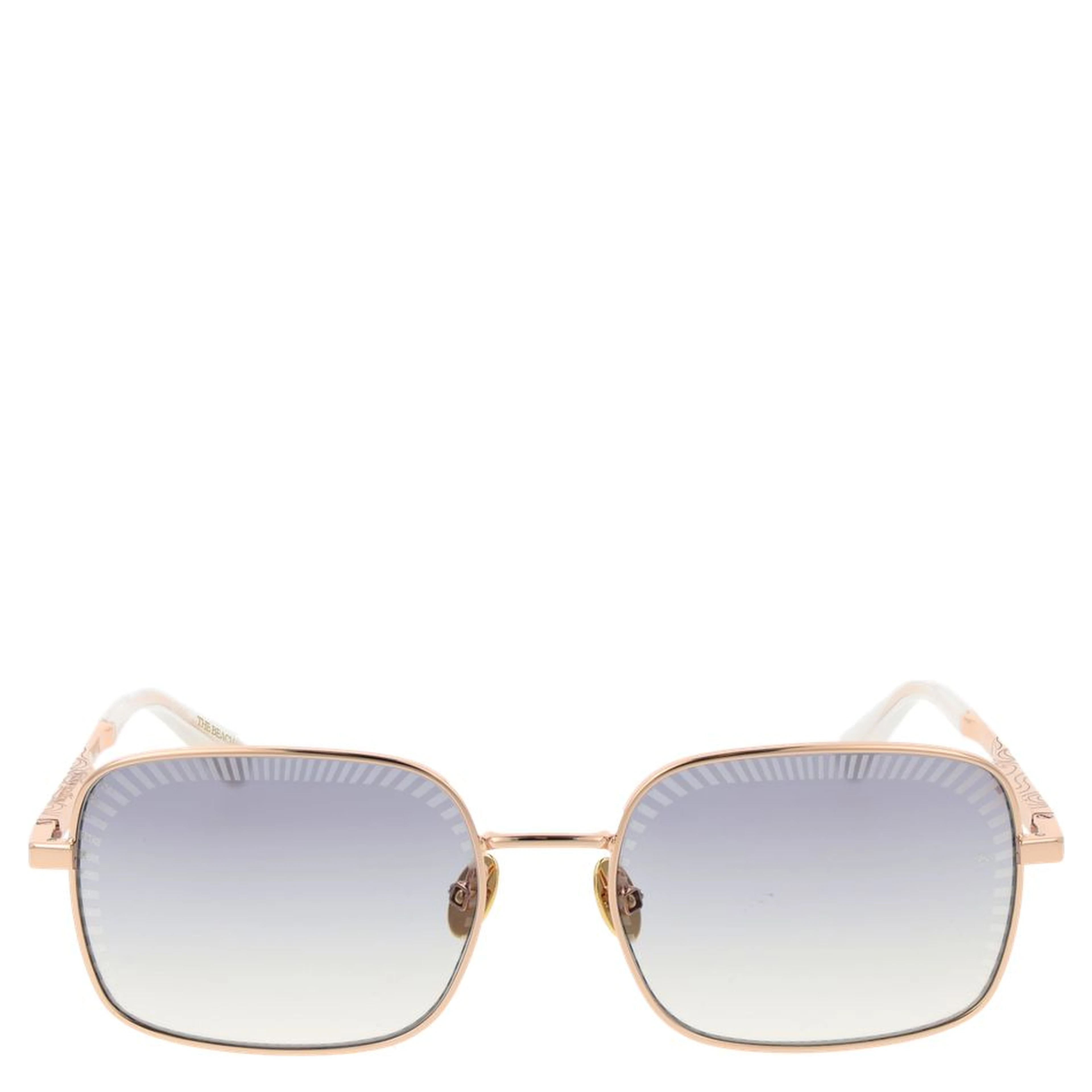 Rose Gold Metal Sunglasses