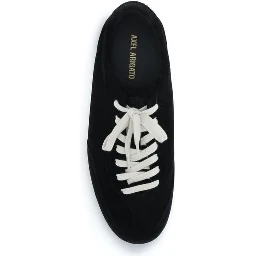 Black Calf Leather Bos Taurus Low Top Sneakers