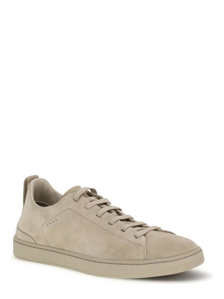 Gray Calf Leather Bos Taurus Low Top Sneakers alternative