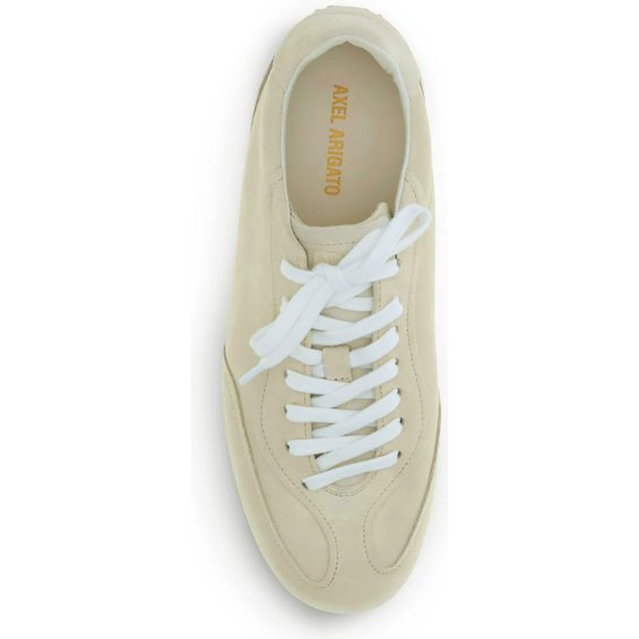 Beige Rubber Low Top Sneakers