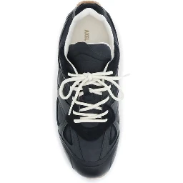 Black Rubber Low Top Sneakers