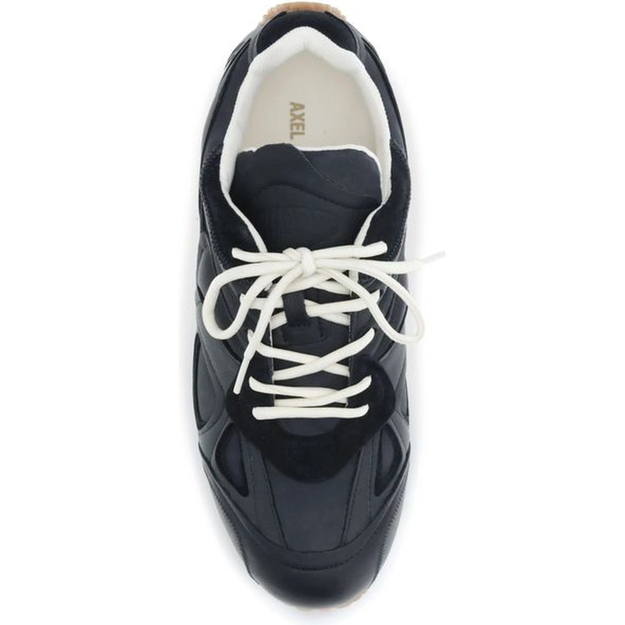 Black Rubber Low Top Sneakers