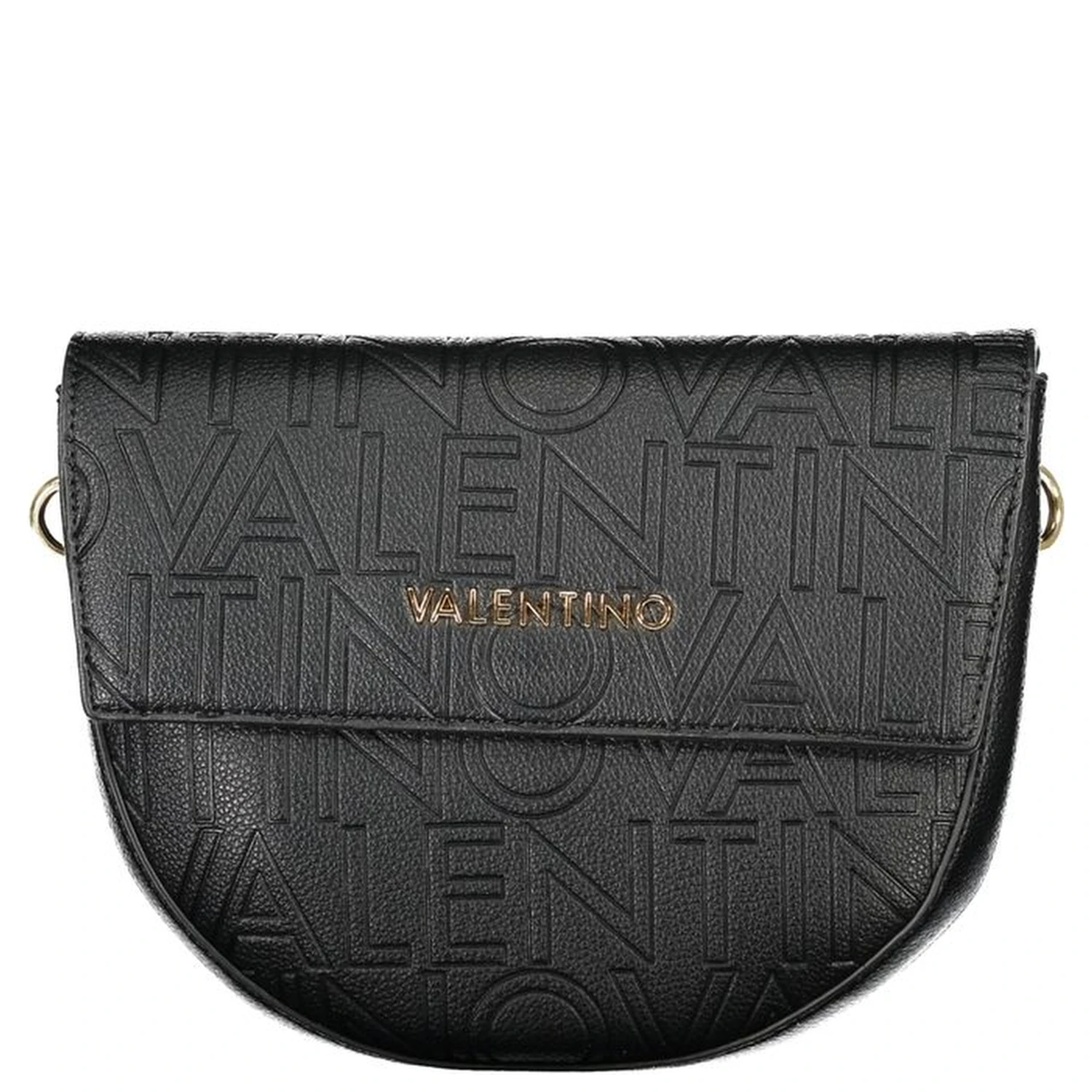 Black Polyurethane Women Handbag