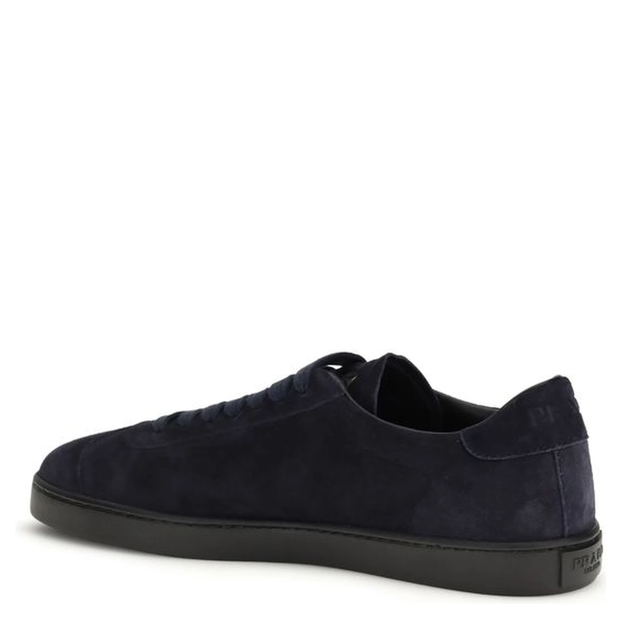 Blue Calf Leather Bos Taurus Sneakers
