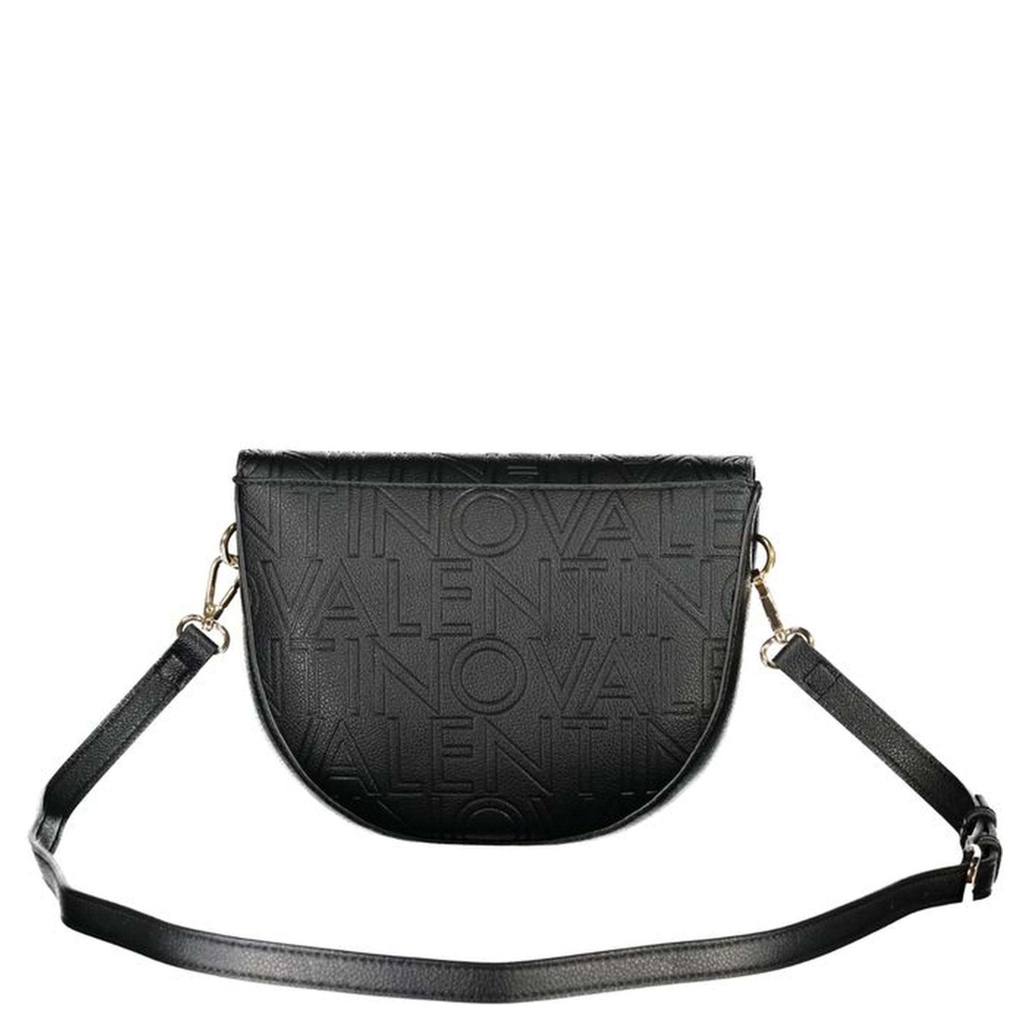 حقيبة يد نسائية سوداء من البولي يوريثان