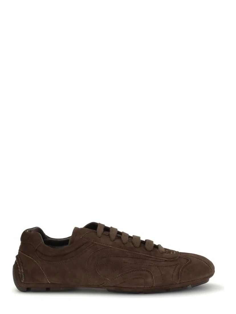 Brown Calf Leather Bos Taurus Sneakers