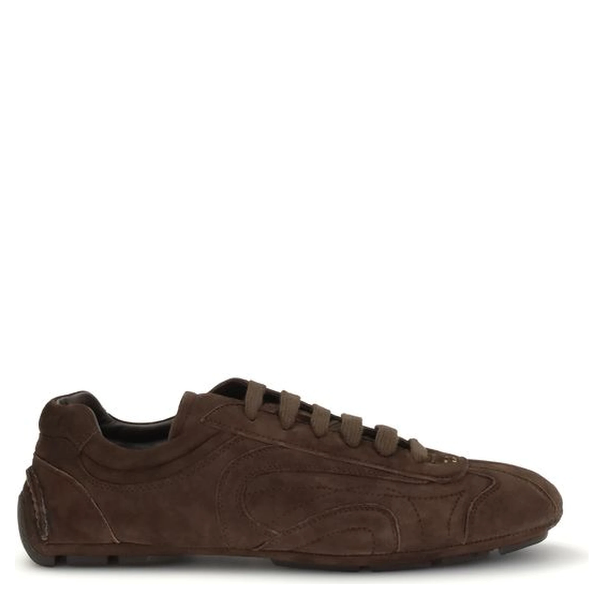 Brown Calf Leather Bos Taurus Sneakers