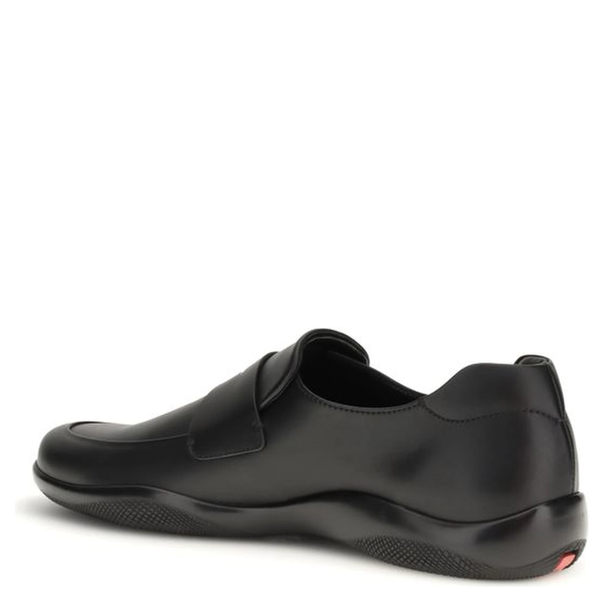 Black Calf Leather Bos Taurus Slip-On Loafers