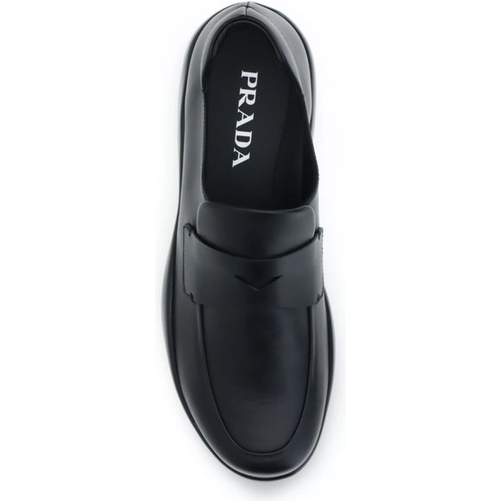 Black Calf Leather Bos Taurus Slip-On Loafers