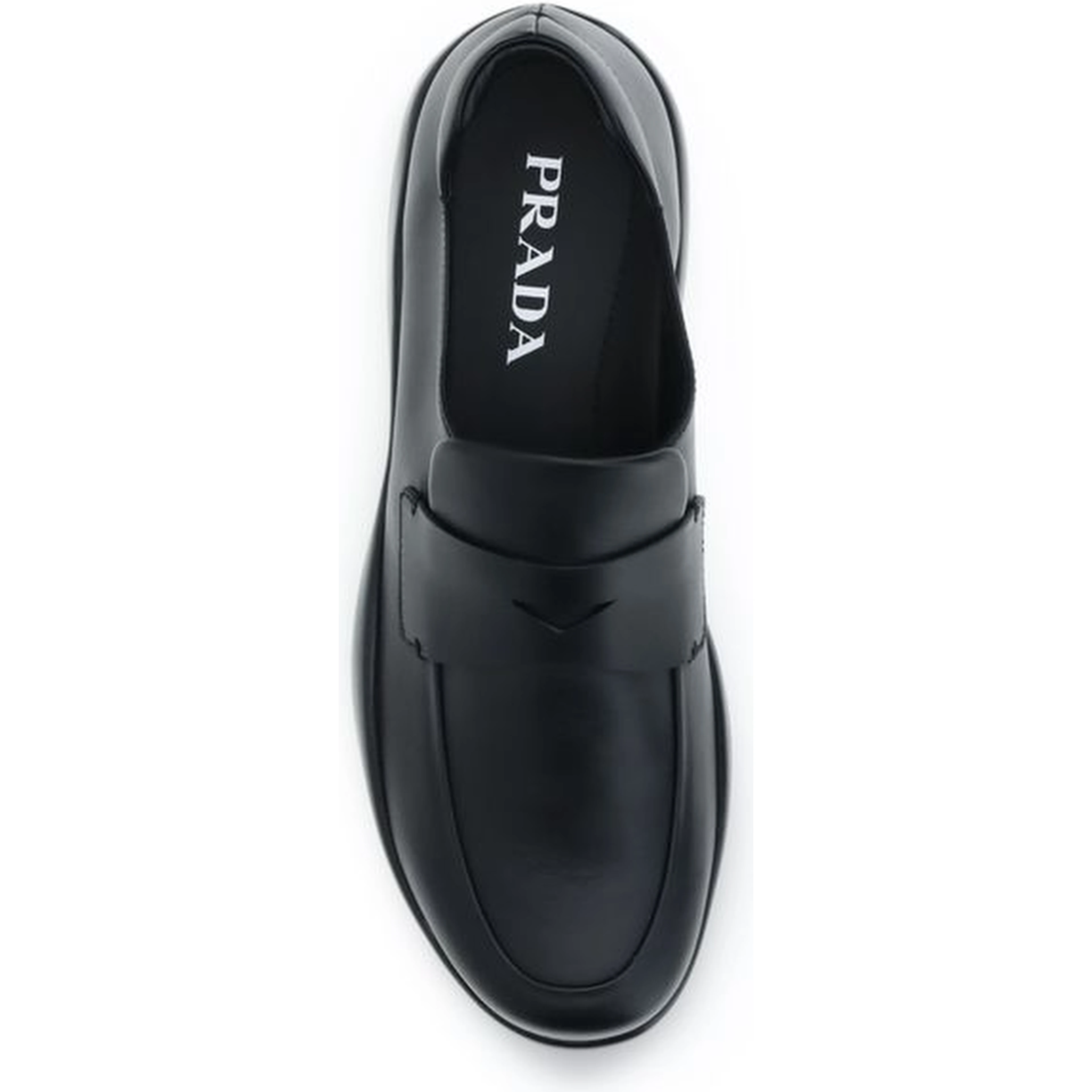 Black Calf Leather Bos Taurus Slip-On Loafers