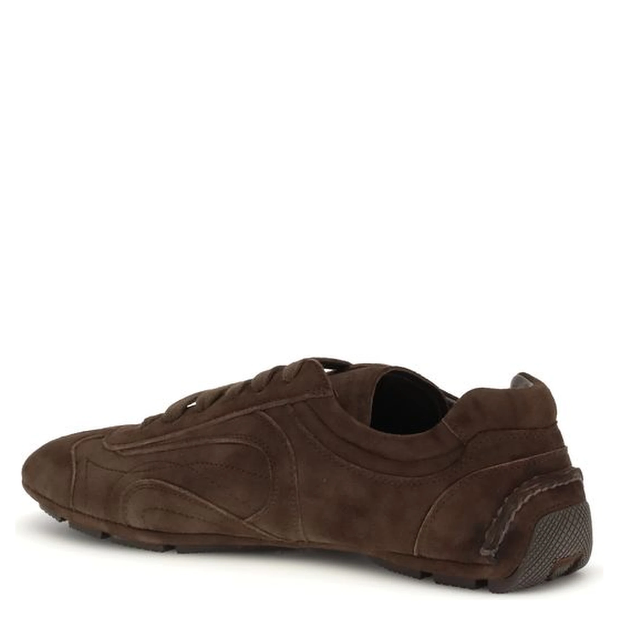 Brown Calf Leather Bos Taurus Sneakers