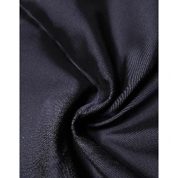 Blue Logo Silk Men Square Handkerchief Scarf