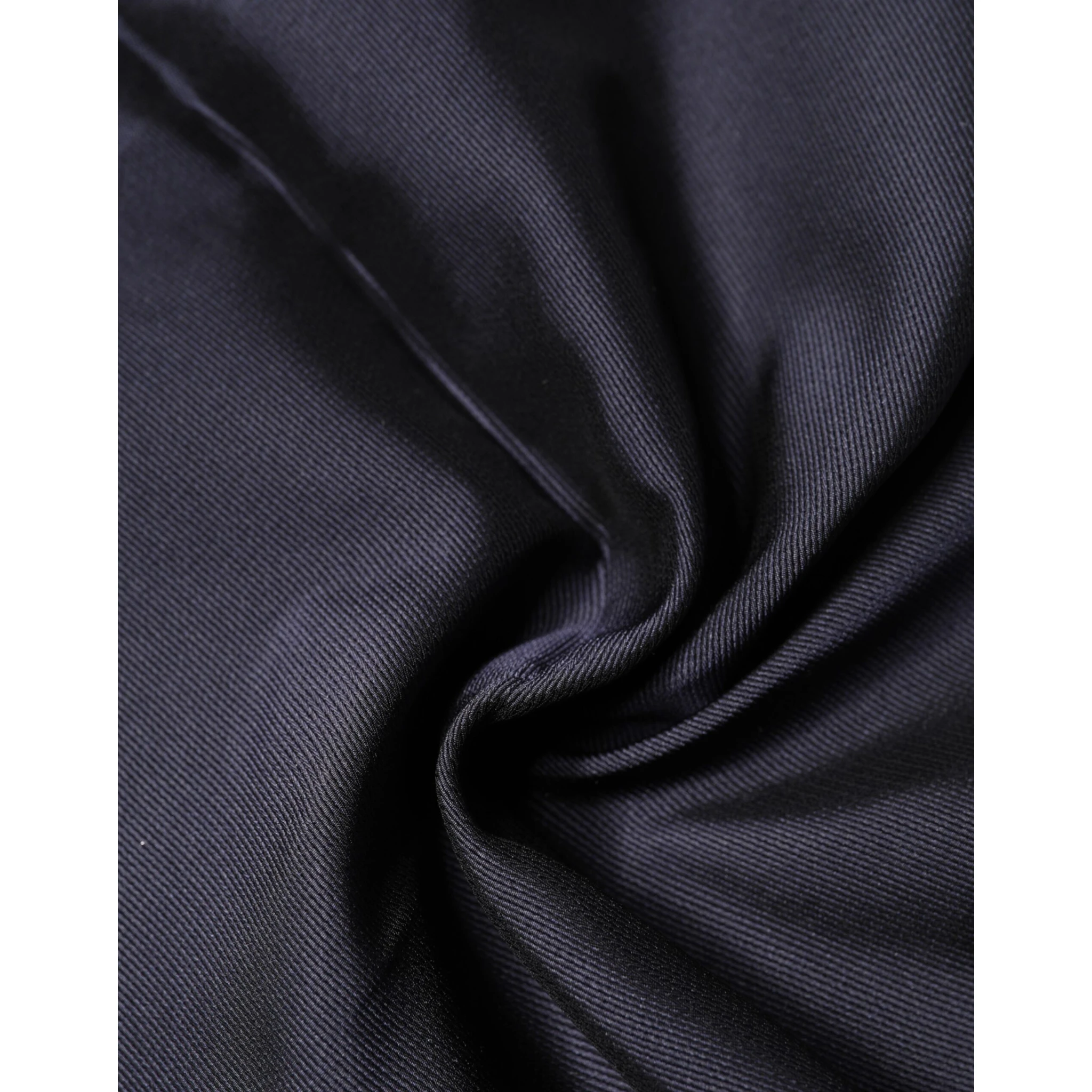 Blue Logo Silk Men Square Handkerchief Scarf