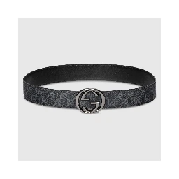 "Interlocking G" reversible belt