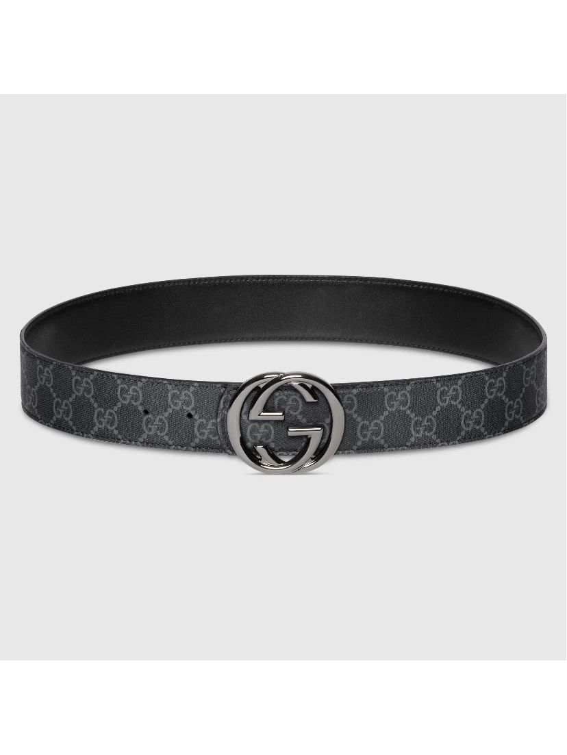 "Interlocking G" reversible belt