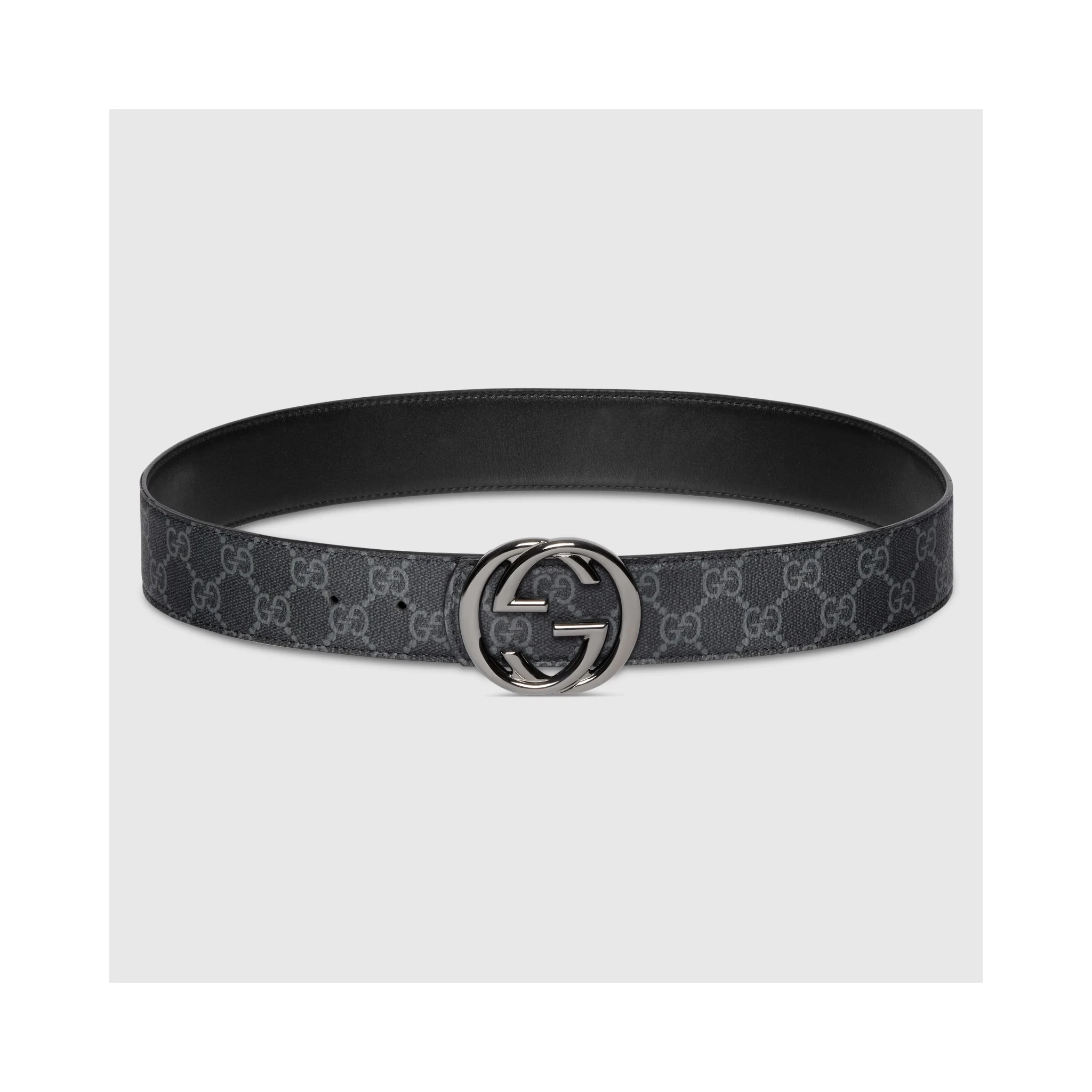 "Interlocking G" reversible belt