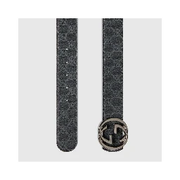 "Interlocking G" reversible belt