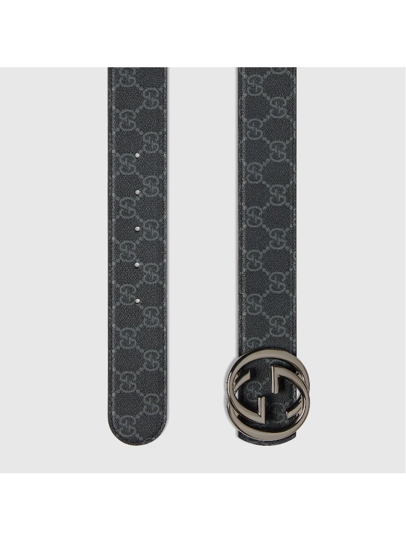 "Interlocking G" reversible belt