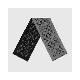 Scarf in wool with jacquard GG motif