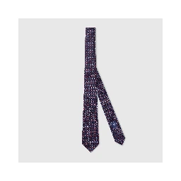GG silk tie