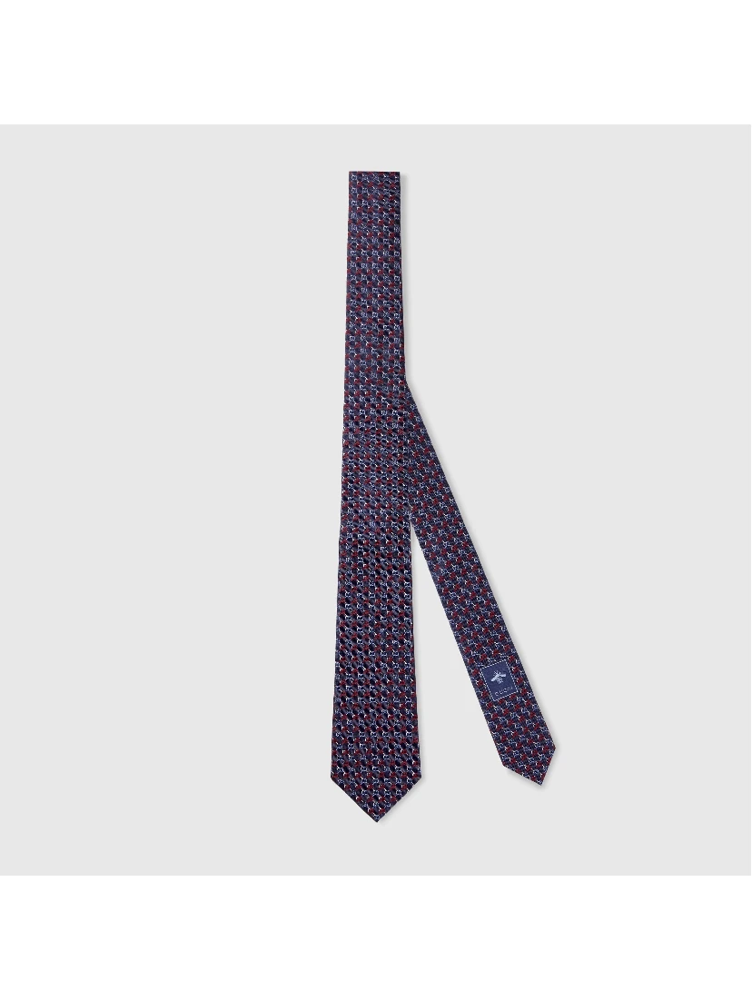 GG silk tie