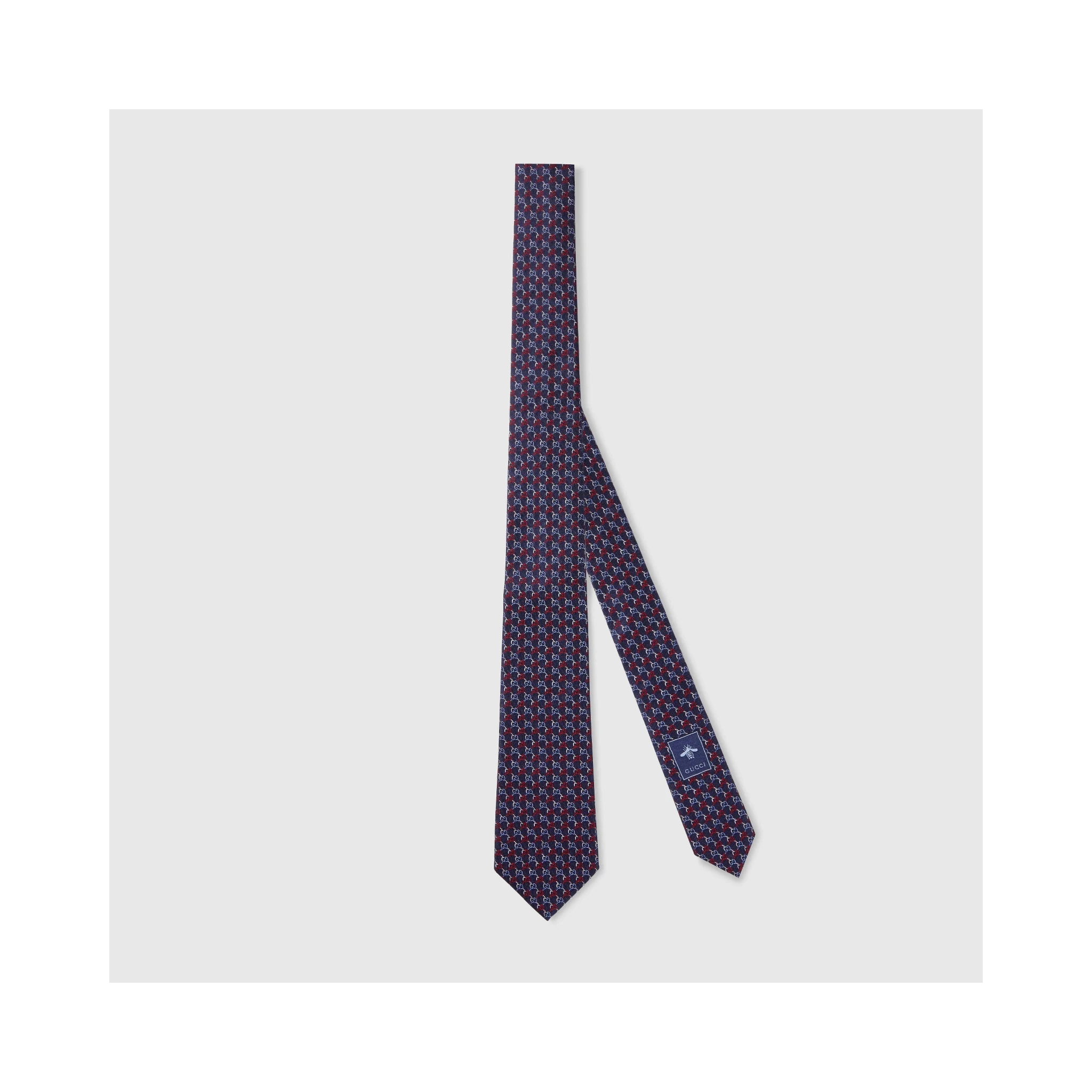 GG silk tie