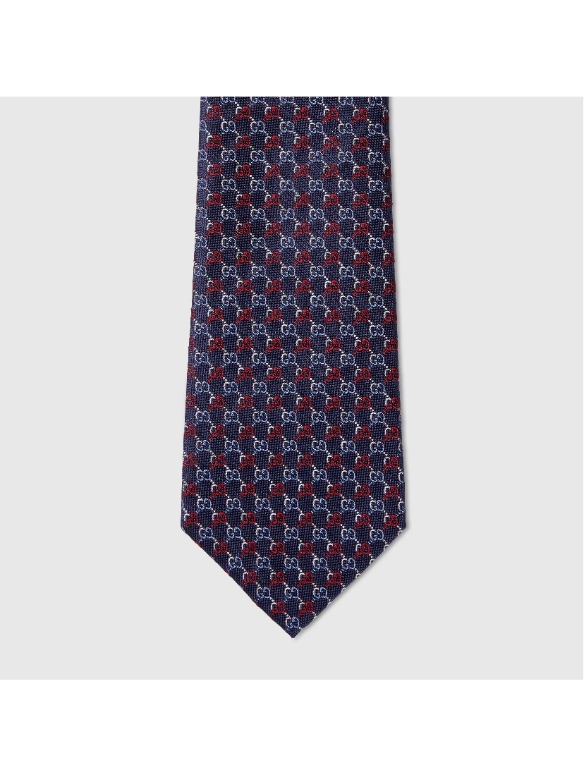 GG silk tie