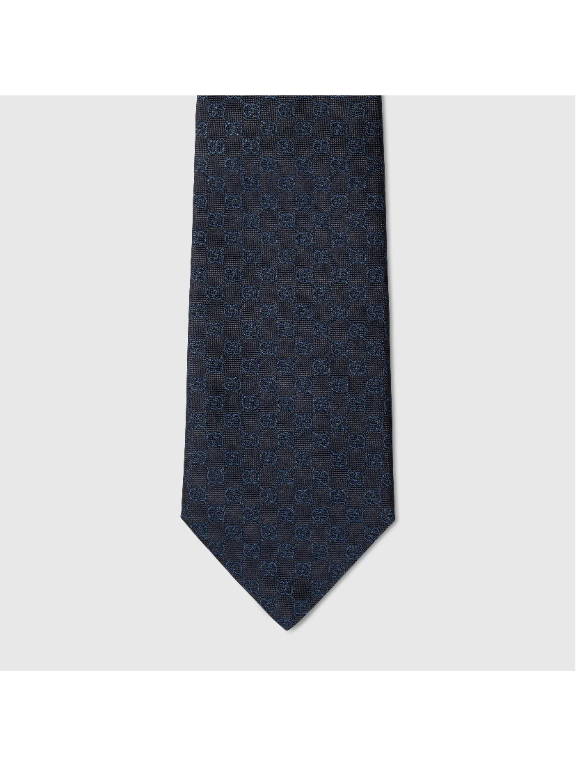 GG silk tie