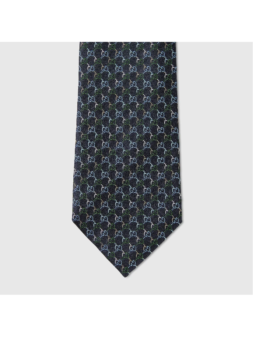 GG silk tie