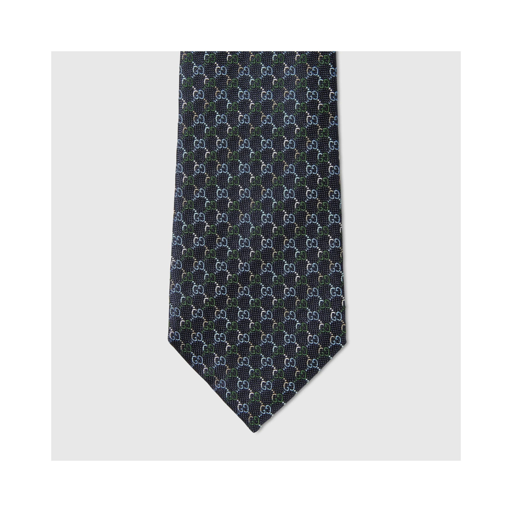 GG silk tie