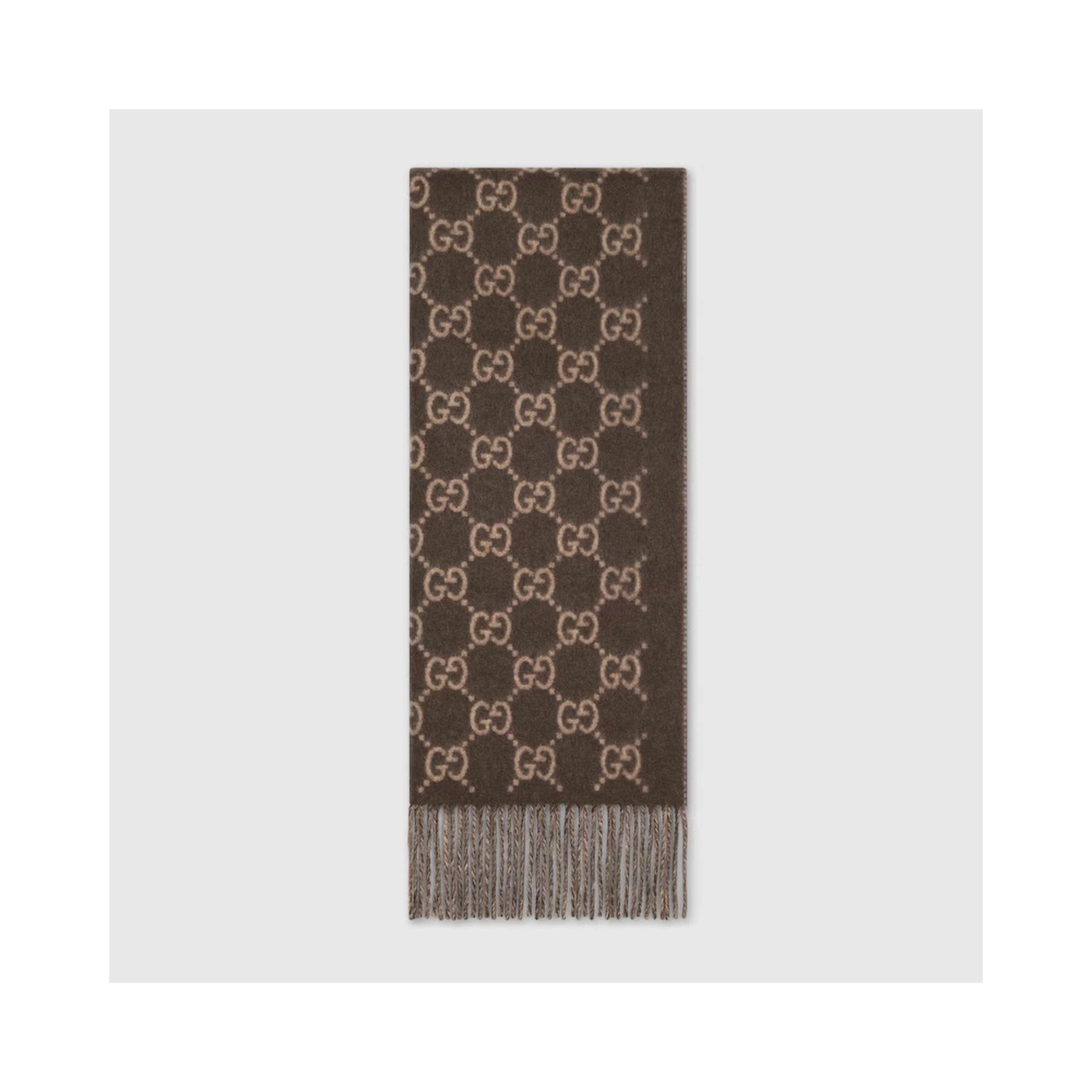 "GG" cashmere scarf