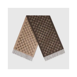 "GG" cashmere scarf