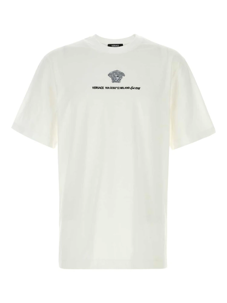 T-SHIRT COMPACT COTTON JERSEY FABRIC + MEDUSA BRAN