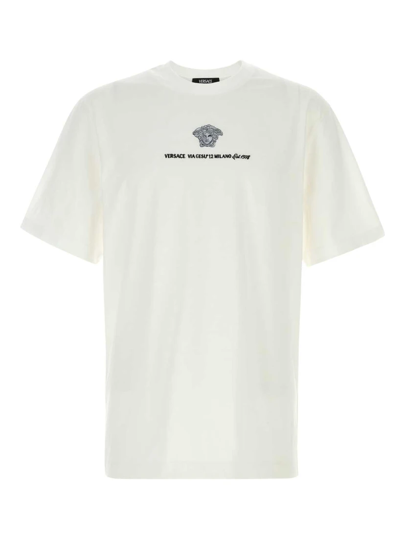 T-SHIRT COMPACT COTTON JERSEY FABRIC + MEDUSA BRAN