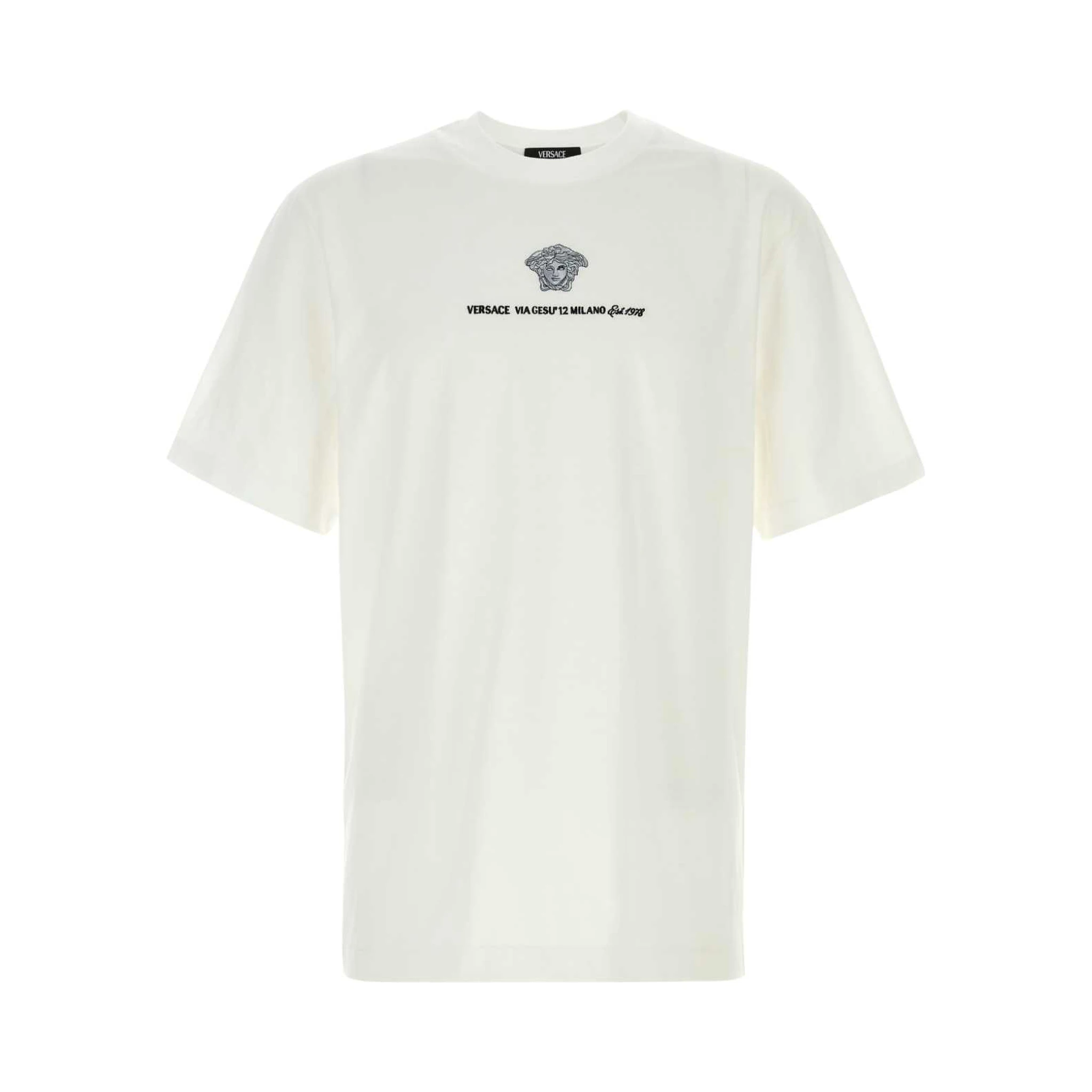 تيشيرت مصنوع من قماش قطني مضغوط + نخالة ميدوسا