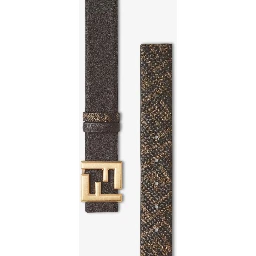 أحزمة فندي بنية اللون