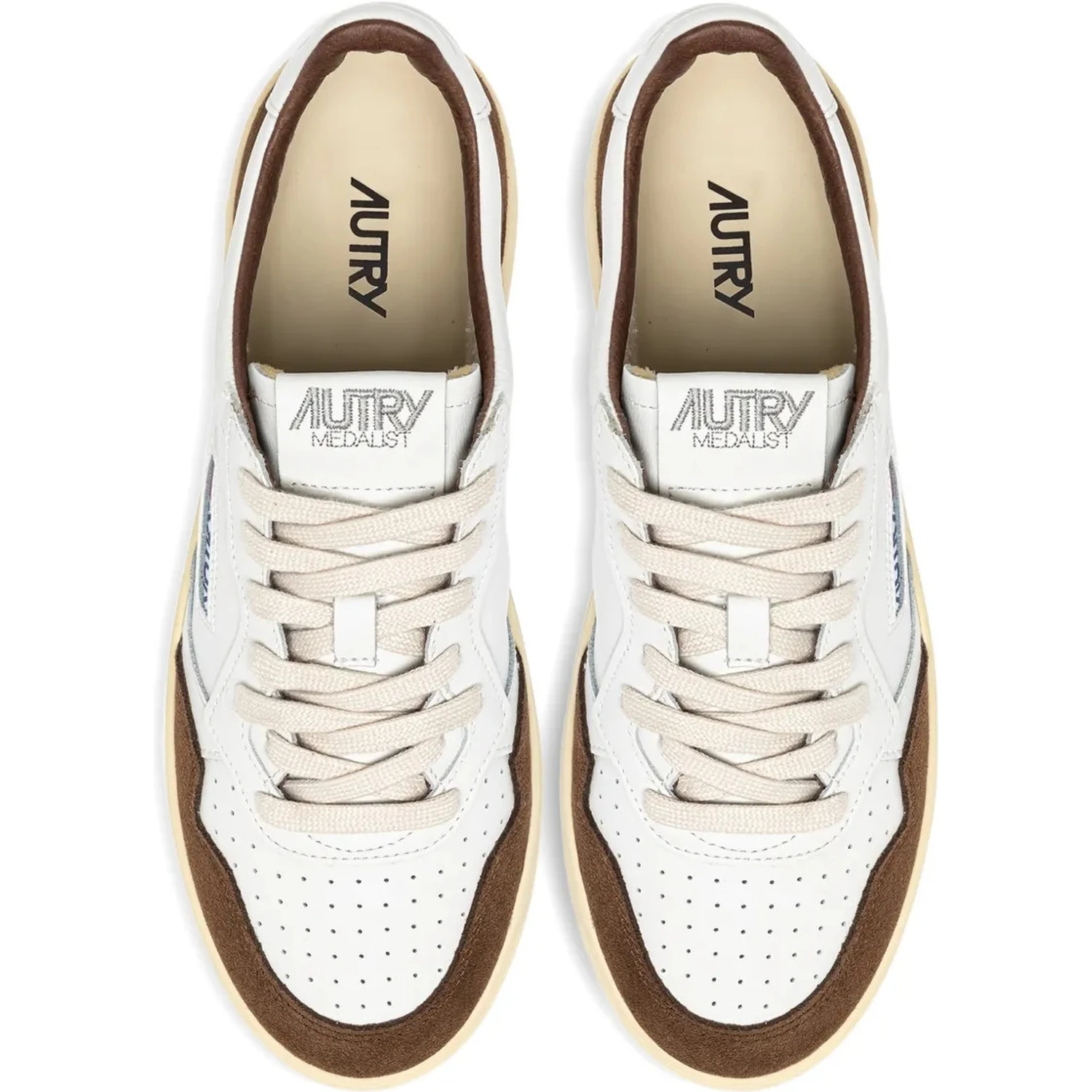 logo-patch leather sneakers