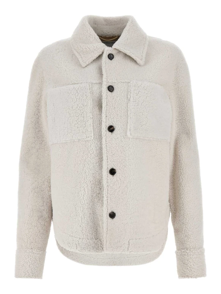 OVER SHIRT SHEARLING BIANCO