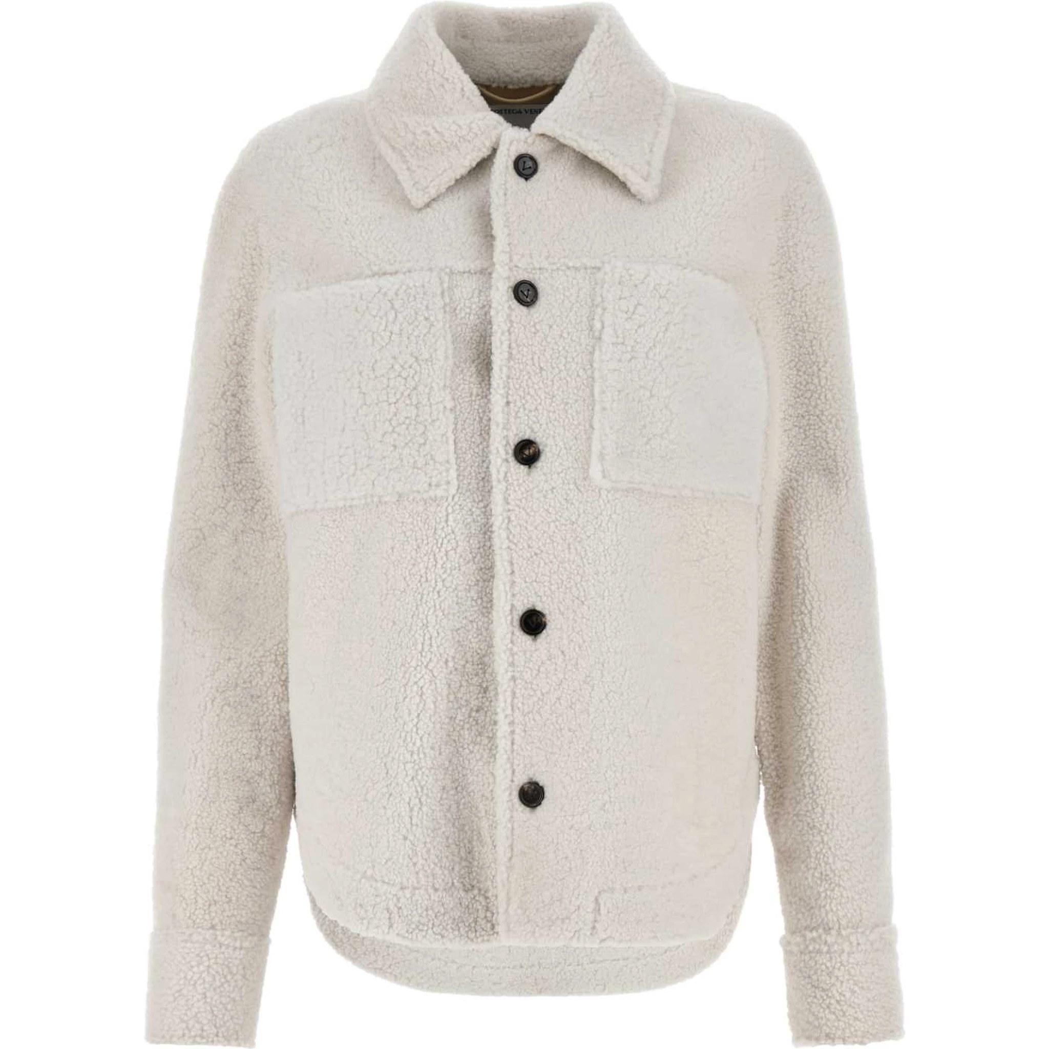OVER SHIRT SHEARLING BIANCO