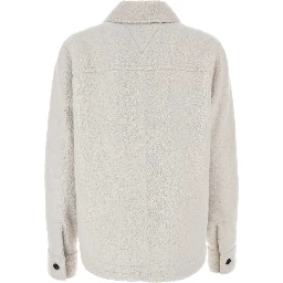 OVER SHIRT SHEARLING BIANCO