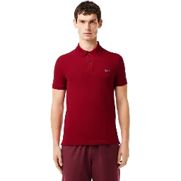 Lacoste T-shirts and Polos Bordeaux