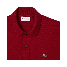 Lacoste T-shirts and Polos Bordeaux