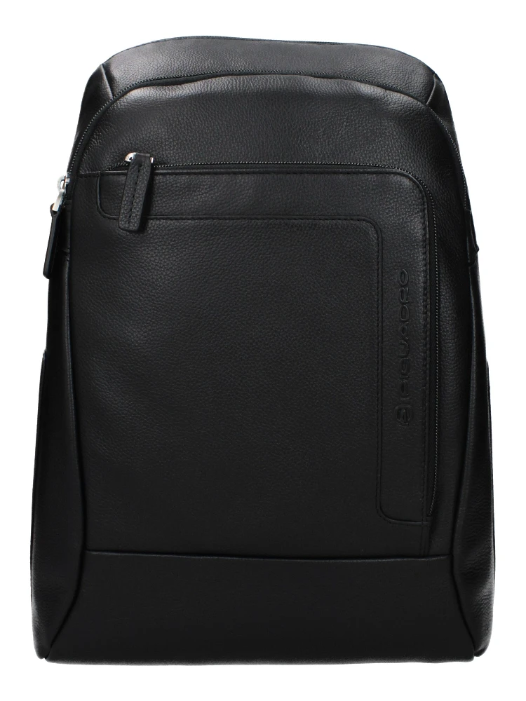 Black Leather Backpack