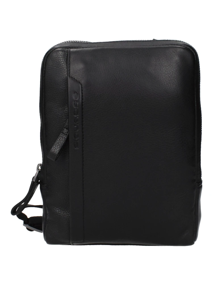 Black Leather Crossbody Bag