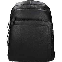 Black Leather Backpack