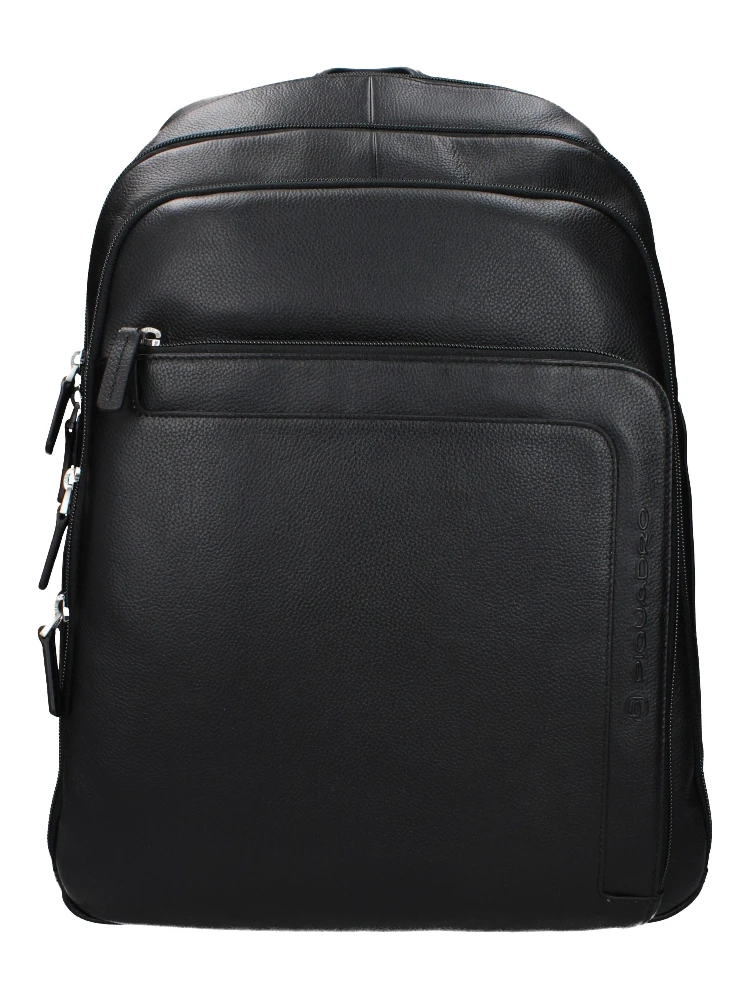 Black Leather Backpack