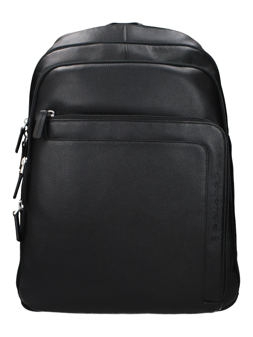 Black Leather Backpack