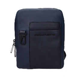 Blue Leather Crossbody Bag