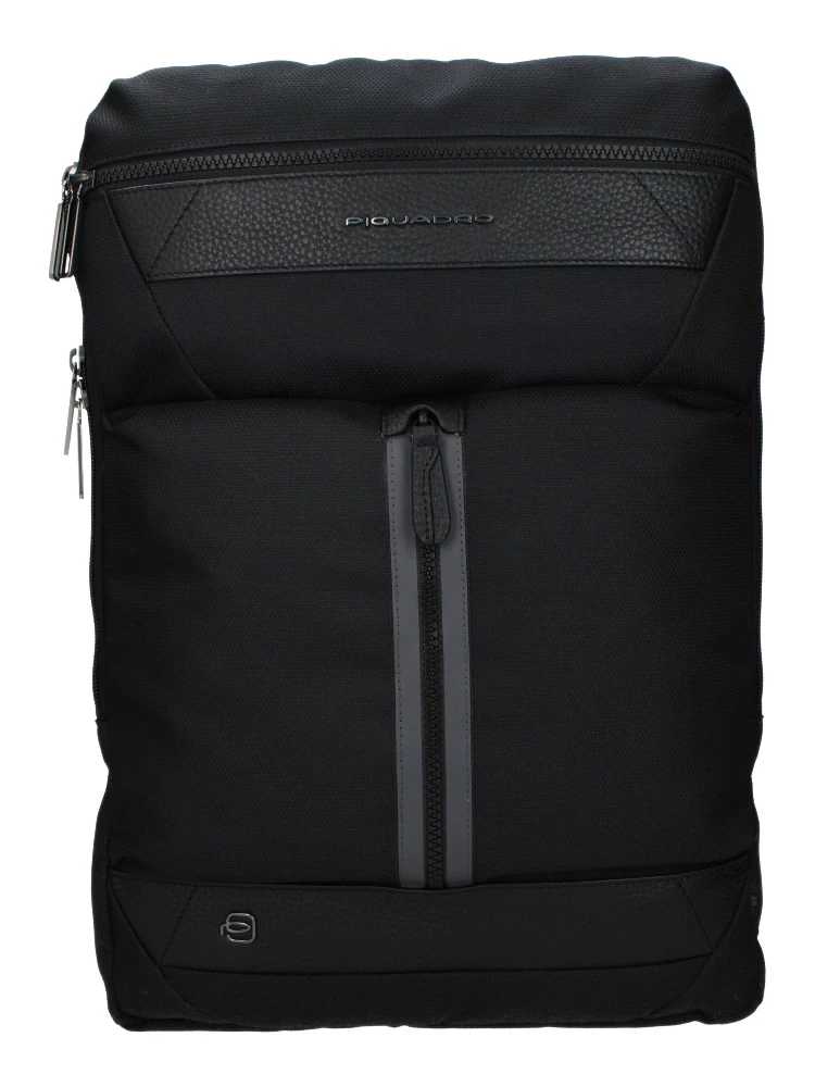 Black Fabric Backpack