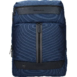 Blue Fabric Backpack